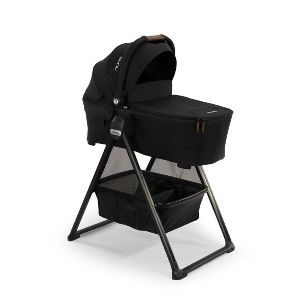 Picture of Triv & Swiv Bassinet & Stand - Caviar | Nuna