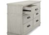 Picture of Caden 6 Drawer Dresser with Changing Top - Rustic Mist | Simmons Baby