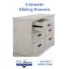 Picture of Caden 6 Drawer Dresser with Changing Top - Rustic Mist | Simmons Baby