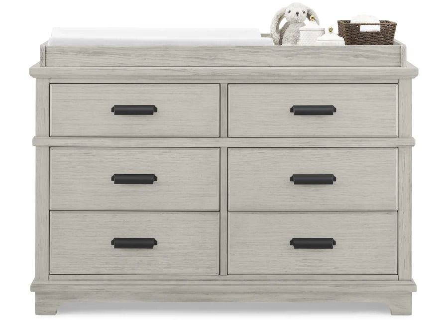 Rustic grey changing deals table