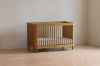 Picture of Marin with Cane 3-in-1 Convertible Crib - Honey with Honey Cane | by Namesake