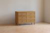 Picture of Marin with Cane 6 Drawer Assembled Dresser - Honey with Honey Cane | by Namesake
