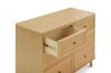 Picture of Marin with Cane 6 Drawer Assembled Dresser - Honey with Honey Cane | by Namesake
