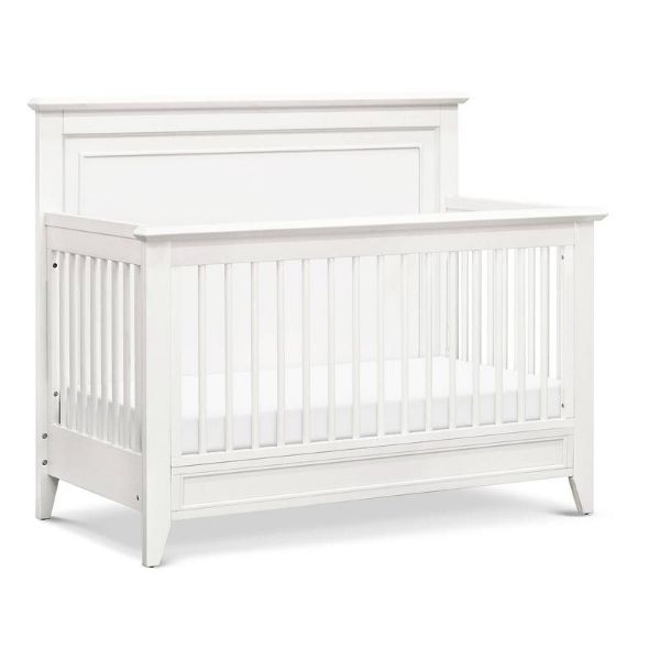 Picture of Beckett 4 In 1 Convertible Crib In Warm White | Monogram by Namesake