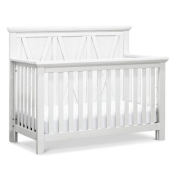 Picture of Emory Farmhouse 4-in-1 Convertible Crib in Linen | Monogram by Namesake