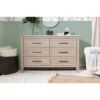 Picture of Beckett 6-Drawer Double Dresser Sandbar Finish | Monogram by Namesake