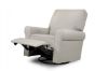 Picture of Monroe Power Recliner and Swivel Glider in  Performance Grey Eco-Twill Fabric with USB port | Monogram by Namesake