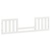 Picture of Toddler Bed Conversion Kit - Beckett -Warm White | Monogram by Namesake