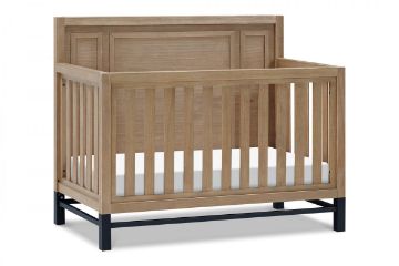 Picture of Newbern 4-in-1 Convertible Crib in Driftwood | Monogram by Namesake