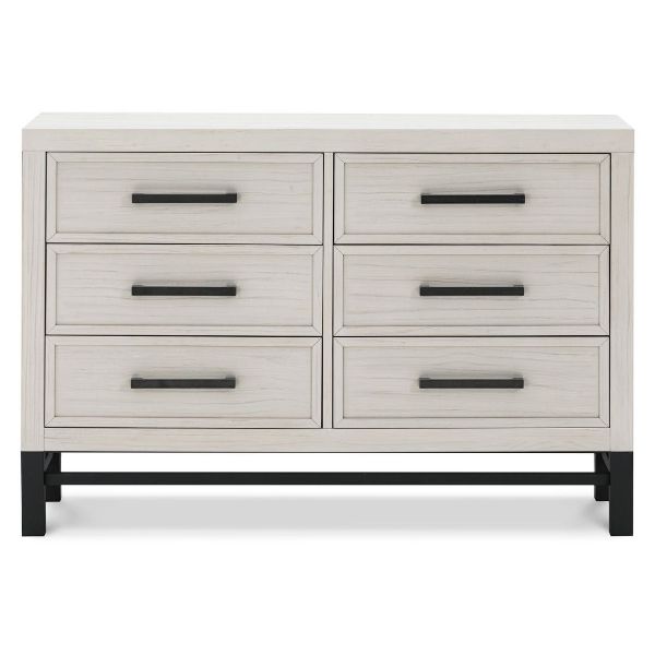 Picture of Newbern 6-Drawer Assembled Dresser in White Driftwood | Monogram by Namesake