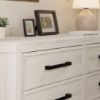 Picture of Newbern 6-Drawer Assembled Dresser in White Driftwood | Monogram by Namesake