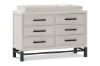 Picture of Universal Wide Removable Changing Tray in White Driftwood | Monogram by Namesake