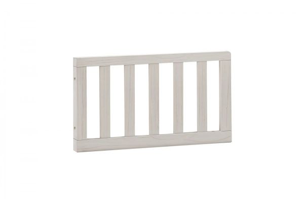 Picture of Toddler Bed Conversion Kit in White Driftwood | Monogram by Namesake