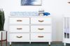 Picture of Tanner 6-Drawer Dresser - Warm White | by Namesake