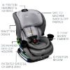 Picture of Britax Poplar Convertible Car Seat - Glacier & Graphite Fashion