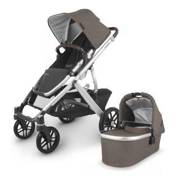 Picture of VISTA V2 Stroller - Theo (taupe/silver/chestnut) | by Uppa Baby