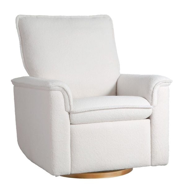 Picture of Anza Swivel Glider Power Recliner-Snow | by Appleseed