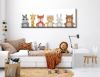 Picture of Animals In A Row - 20" x 60" | BFPK Artwork