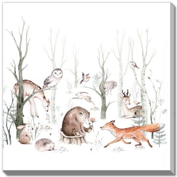 Picture of Woodland Animals - 30" x 30" | BFPK Artwork