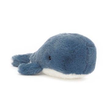 Picture of Wavelly Whale Blue - Medium 6" x 2" | Ocean Life by Jellycat