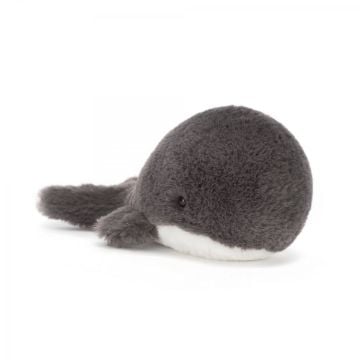 Picture of Wavelly Whale Inky - Medium 6" x 2" | Ocean Life by Jellycat