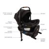 Picture of Pipa Aire RX carseat  + RELX base  - Caviar | by Nuna