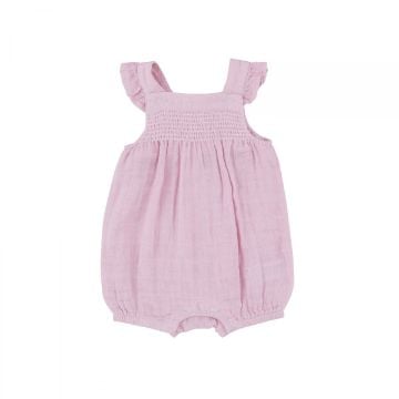 Picture of Angel Dear Ballet Solid Muslin Smocked Cotton Muslin Overall Shortie