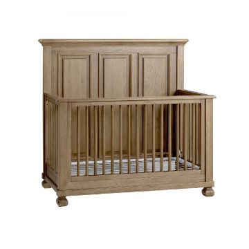 Picture of Solvang Flat Top Crib - Nutmeg | by Appleseed