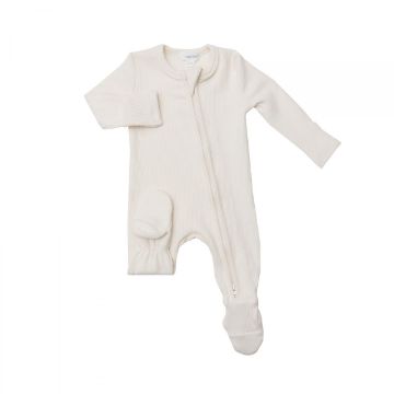 Picture of Angel Dear Sugar Swizzle Rib 2-Way Zipper Footie