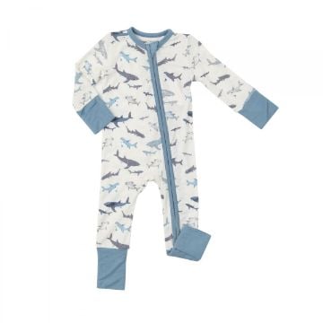 Picture of Angel Dear Sharks 2 Way Zipper Romper