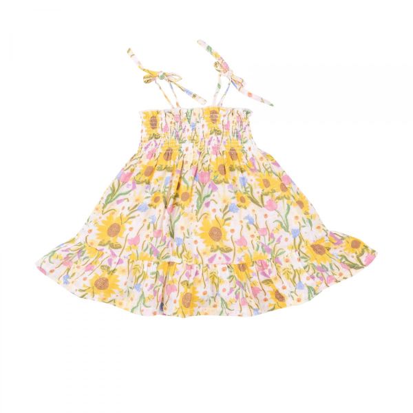 Picture of Angel Dear Sunflower Dream  Smocked Cotton Muslin Sundress