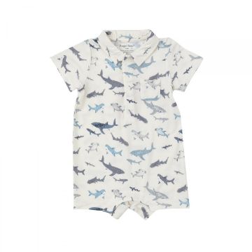 Picture of Angel Dear Sharks Bamboo Polo Shortie