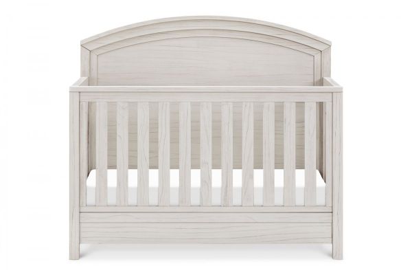 Picture of Hemsted 4-in-1 Convertible Crib in White Driftwood | Monogram by Namesake