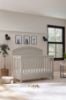 Picture of Hemsted 4-in-1 Convertible Crib in White Driftwood | Monogram by Namesake