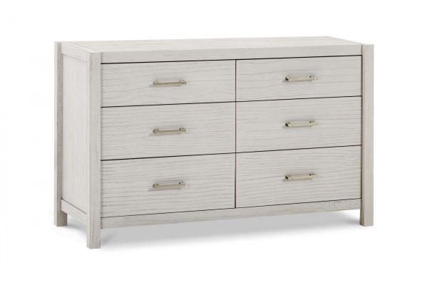 Picture of Hemsted 6-Drawer Assembled Dresser in White Driftwood | Monogram by Namesake