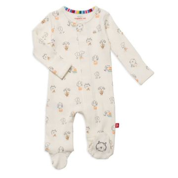 Picture of Magnetic Me Pupply Play Organic Cotton Footie