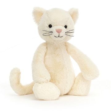 Picture of Bashful Cream Kitten Medium - 12" x 5" | Bashfuls by Jellycat