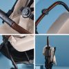 Picture of Jet 5 Stroller - Almond White | Silver Cross