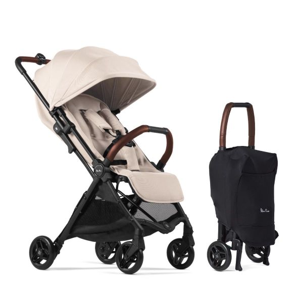 Picture of Jet 5 Stroller - Almond White | Silver Cross