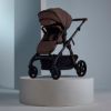 Picture of Wave 3 Complete Stroller System -  Seat, Bassinet, & Tandem Seat - Caramel | Silver Cross