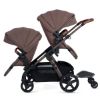 Picture of Wave 3 Complete Stroller System -  Seat, Bassinet, & Tandem Seat - Caramel | Silver Cross