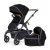 Picture of Wave 3 Complete Stroller System -  Seat, Bassinet, & Tandem Seat - Licorice | Silver Cross