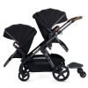 Picture of Wave 3 Complete Stroller System -  Seat, Bassinet, & Tandem Seat - Licorice | Silver Cross