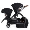 Picture of Wave 3 Complete Stroller System -  Seat, Bassinet, & Tandem Seat - Licorice | Silver Cross
