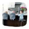 Picture of Perch Hanging High Chair - Forest Green |  Guzzie + Guss