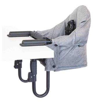 Picture of Perch Hanging High Chair - Salt and Pepper |  Guzzie + Guss