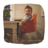 Picture of Perch Hanging High Chair - Salt and Pepper |  Guzzie + Guss