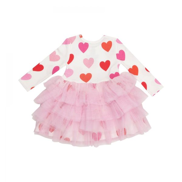 Picture of Angel Dear Layered Tulle Dress -  Big Hearts