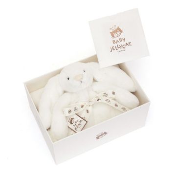 Picture of Bashful Luxe Bunny Luna Blankie | Bashful by Jellycat