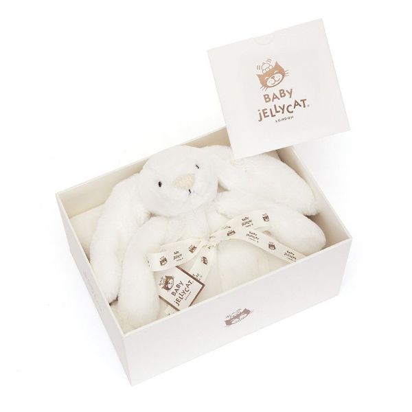 Picture of Bashful Luxe Bunny Luna Blankie | Bashful by Jellycat